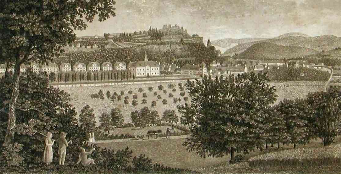 Dillenburg um 1840